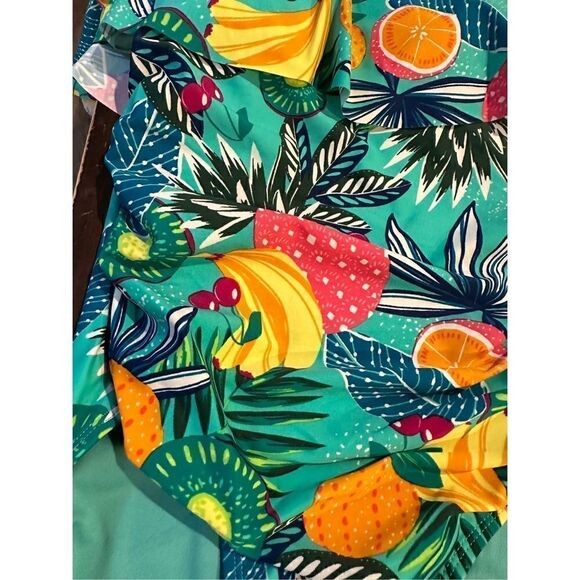 Caribbean Joe Women's Standard One Piece Swimsuit Off The Shoulder - Picture 4 of 7